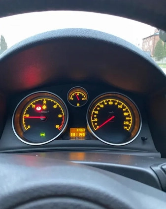 Opel Astra cena 10500 przebieg: 333400, rok produkcji 2008 z Mysłowice małe 191
